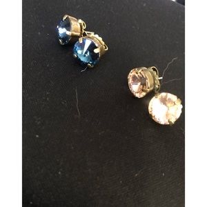 Stud Swarovski crystal earrings
